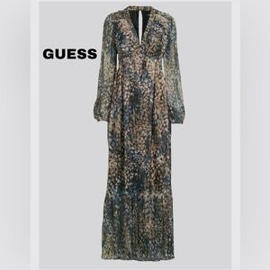 🌟🌟🌟Guess- Classic Silhouette Maxi Dress w/ Cut Out onback🌟🌟